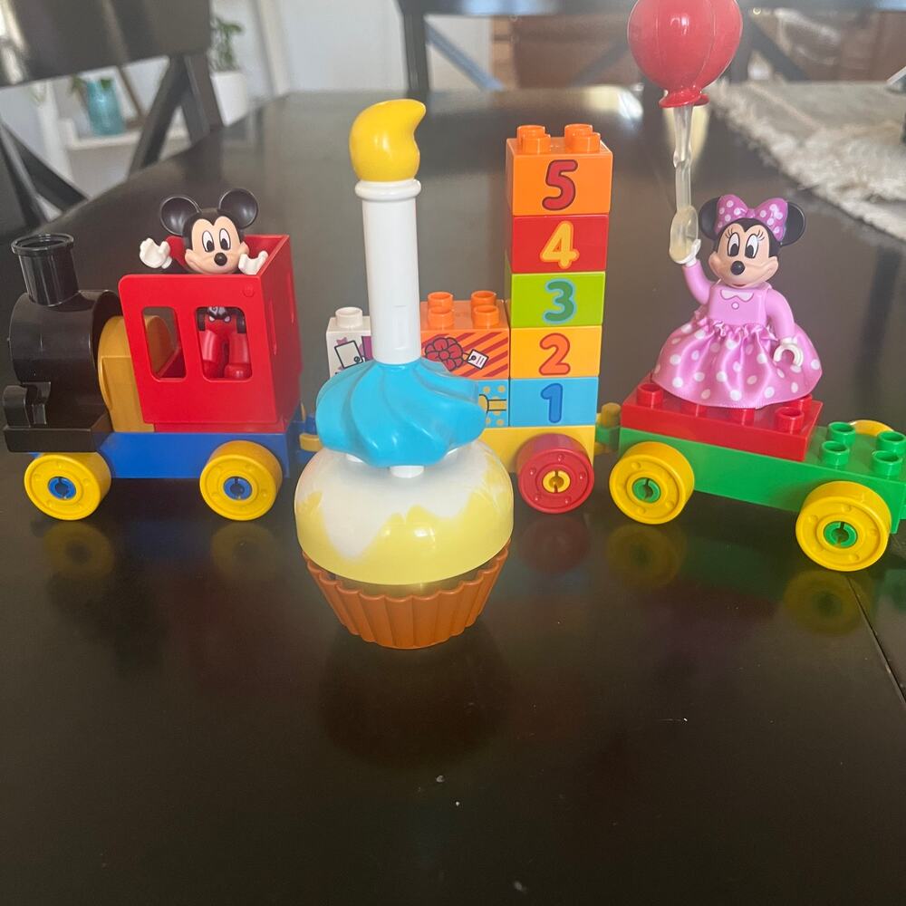 Lego Duplo 10597 Mickey Mouse Clubhouse Birthday Train Minnie Cupcake Set - Picture 2 of 12